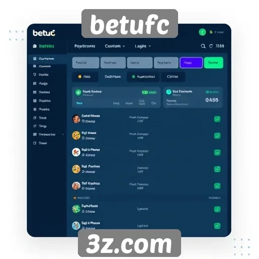 Facilidade de uso da interface do betufc